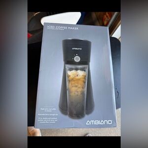 Black Iced Coffee Maker